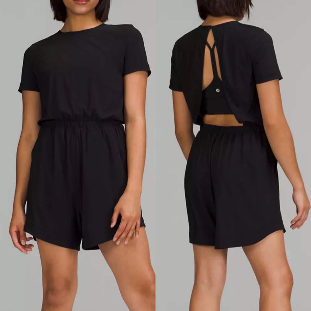 Lululemon Lightweight High-Neck Romper - Black